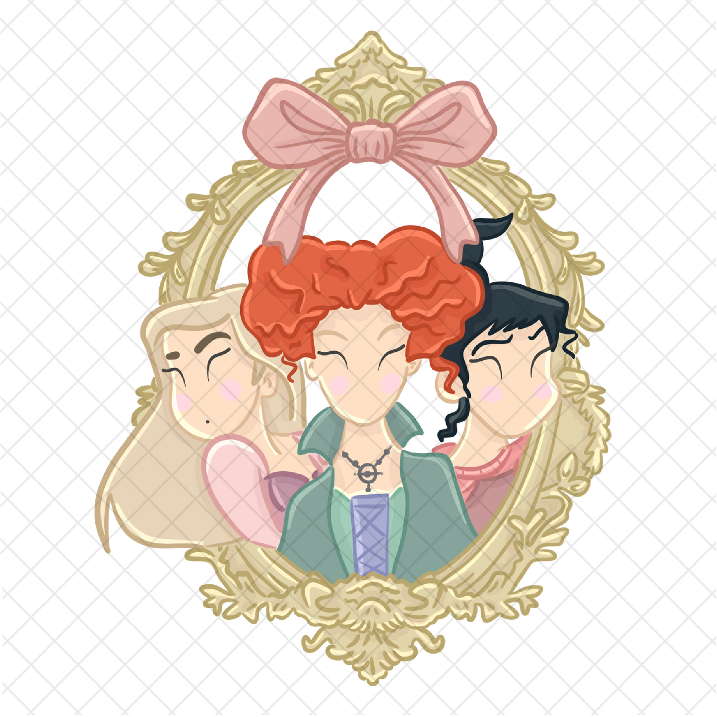 Sistaaas Pink Halloween PNG