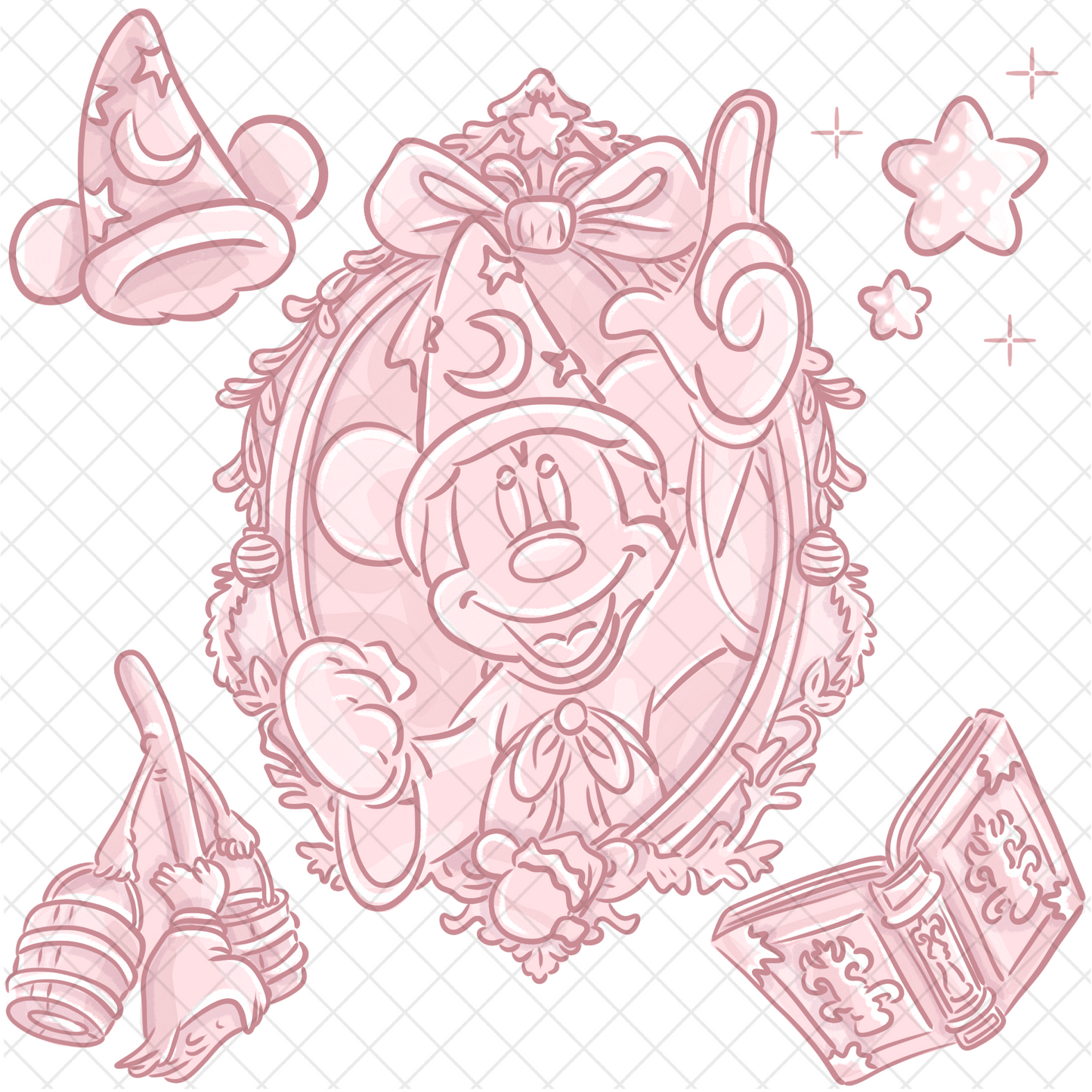 Sorcerers Xmas Pink PNG