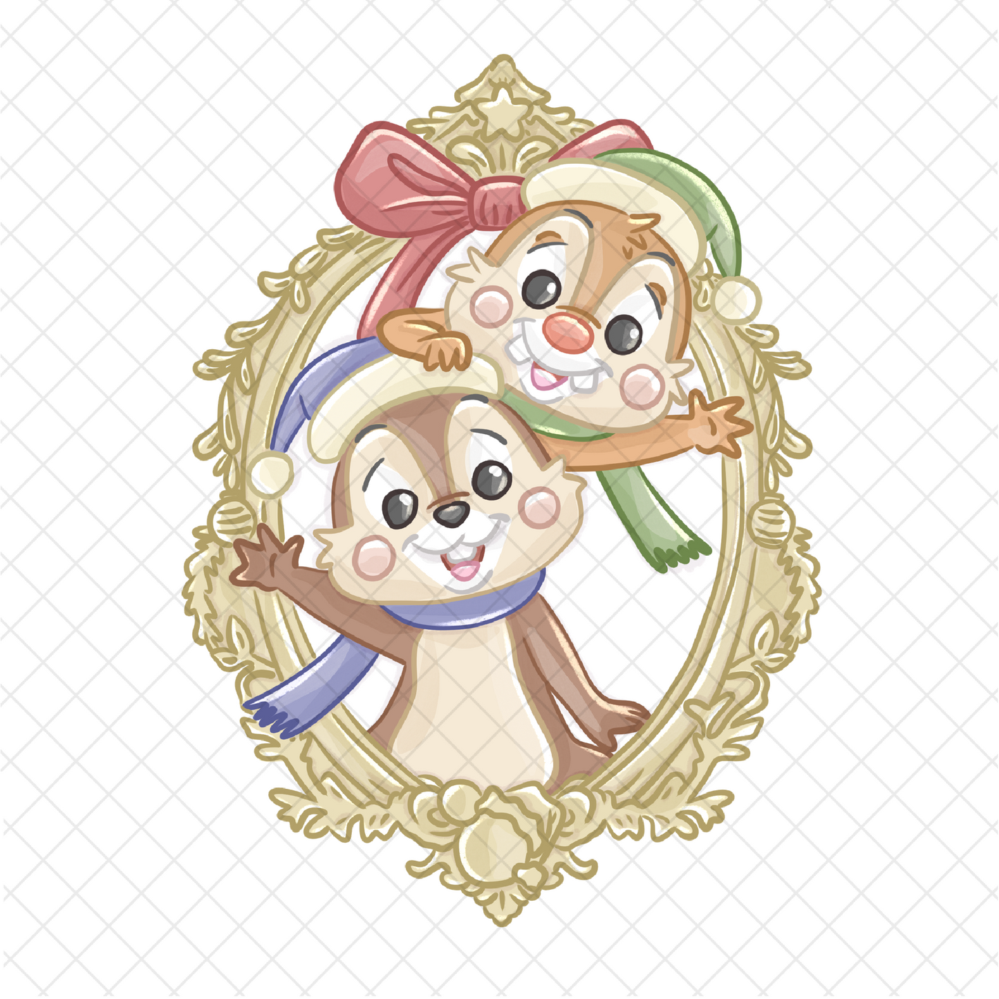Chipmunk Xmas PNG