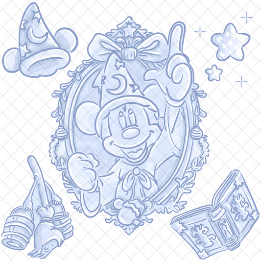 Sorcerers Xmas Blue PNG