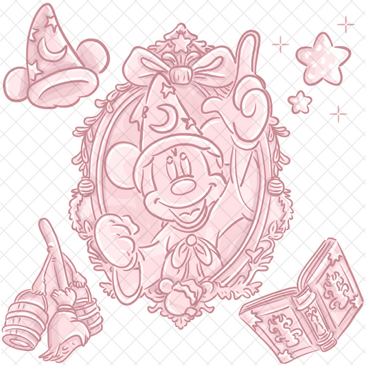 Sorcerers Xmas Pink PNG